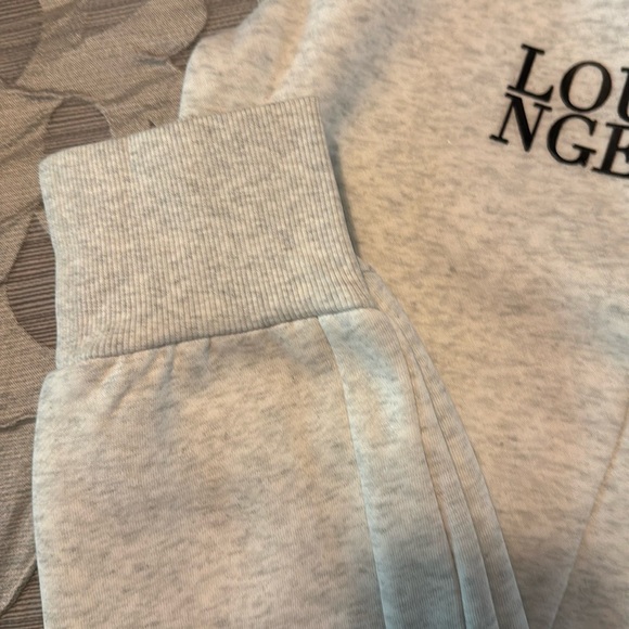 DIVA Lounge Gray Track Pants with Elastic Waistband - Picture 6 of 6